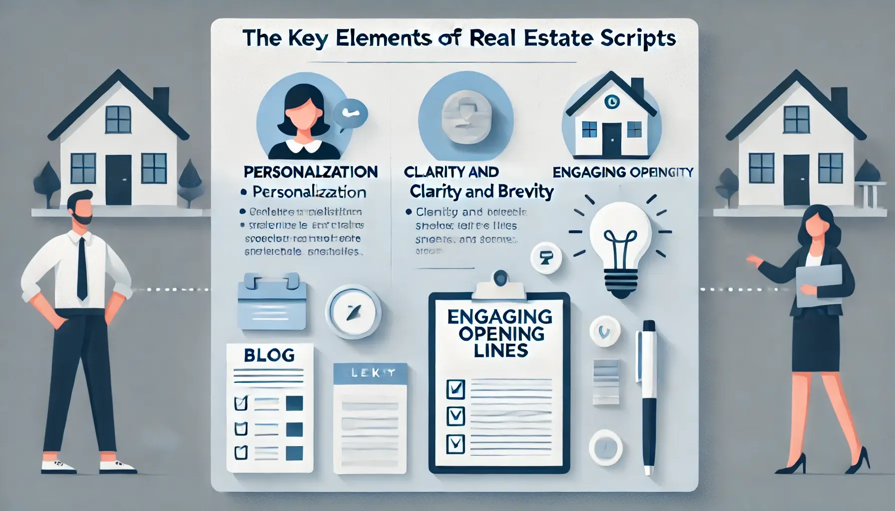 The components that define the effective real estate scripts (1)